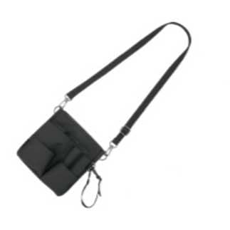 （まとめ買い）スタイルチョイス03 コーデュラ ワークポケット ブラック STPO-03-B [x3]