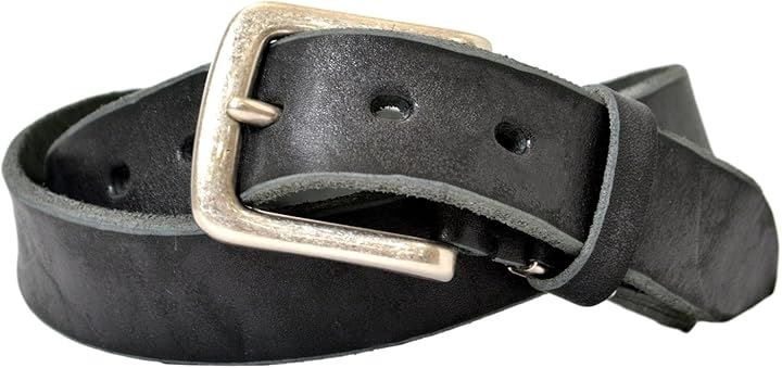 atelierCODEL ベルト メンズ 革 カジュアル 栃木レザー( ブラック, 全長115cmx幅3.5cm)