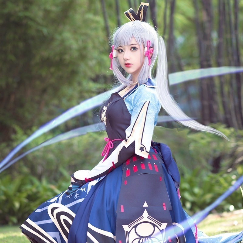 原神 神里彩花 ゲームスーツ イナズマシティ ミスゲームセット 女性コスプレ
