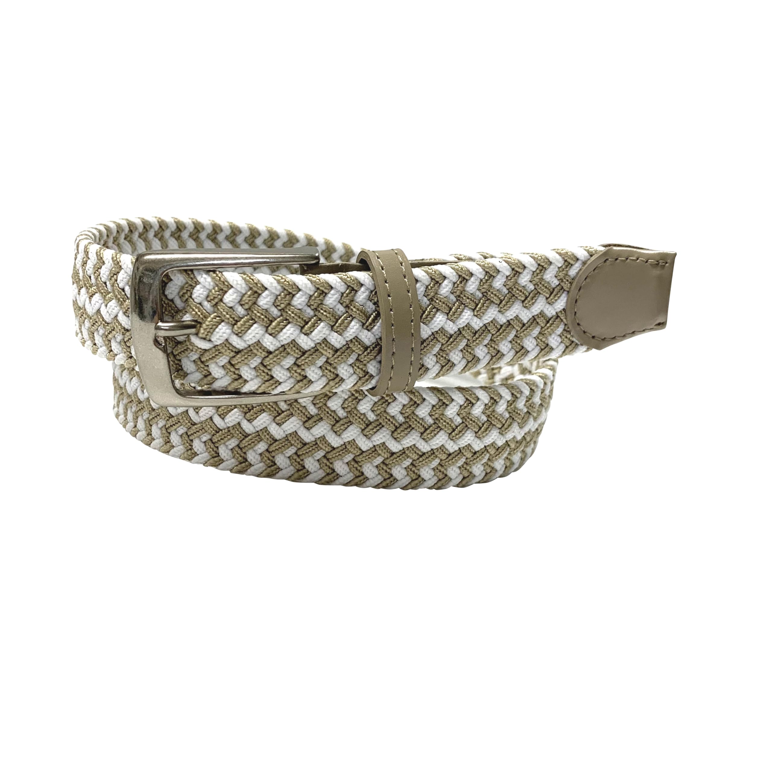 bell la bell(ベルラベル) カジュアル ストレットベルトゴムメッシュベルト メンズ 牛革 [日本製] 30ｍｍ幅ベルト