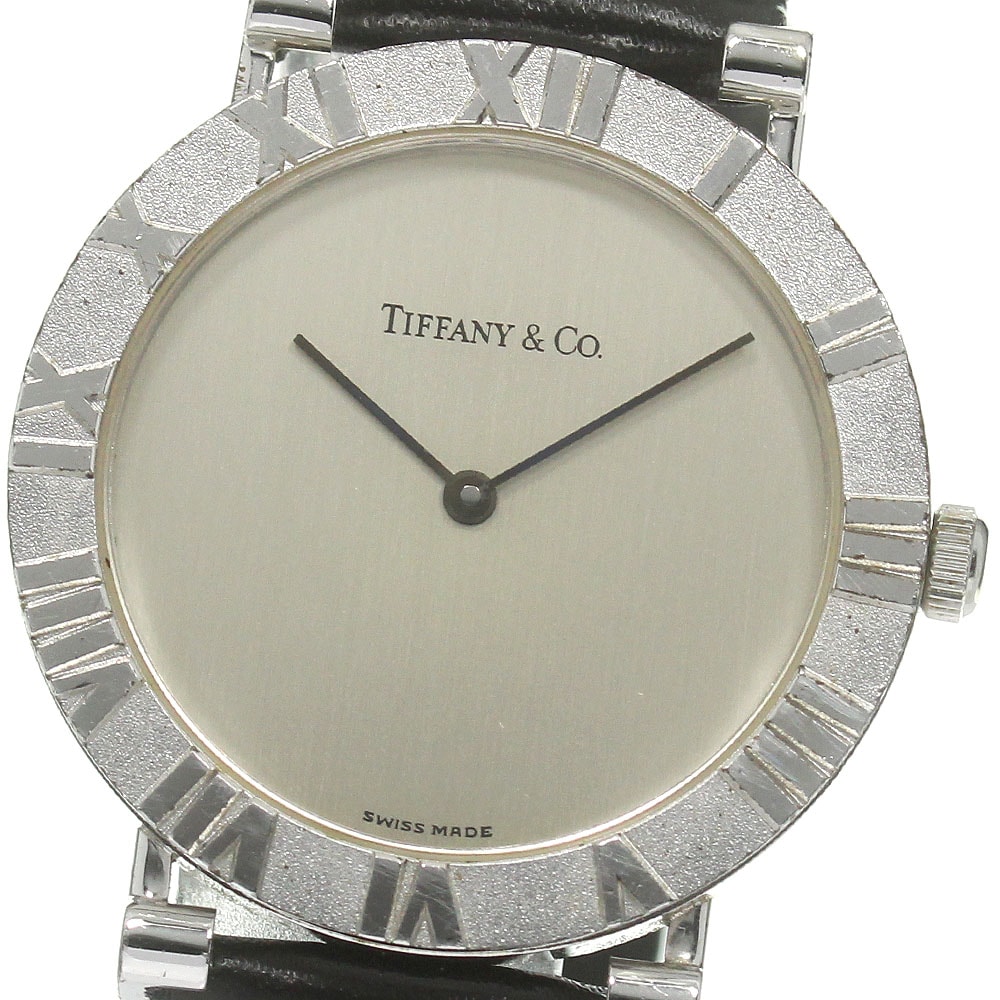 ティファニー TIFFANY&Co. D286753 アトラス クォーツ メンズ 保証書付き_842720【中古】