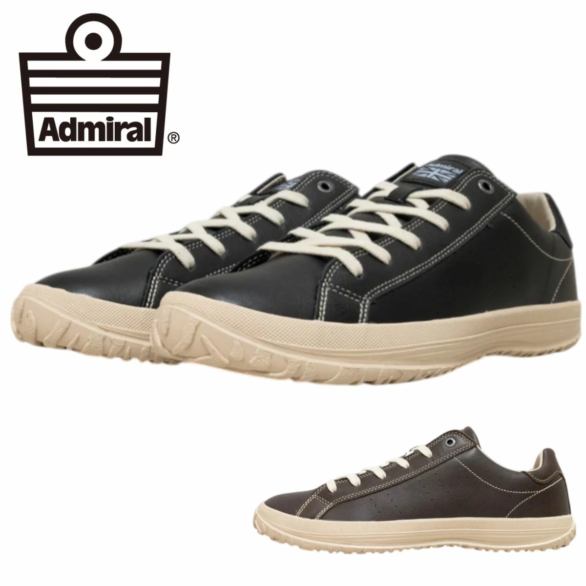 Admiral アドミラル メンズ スニーカー LEO レオ AD815 靴 シューズ ローカット 紐