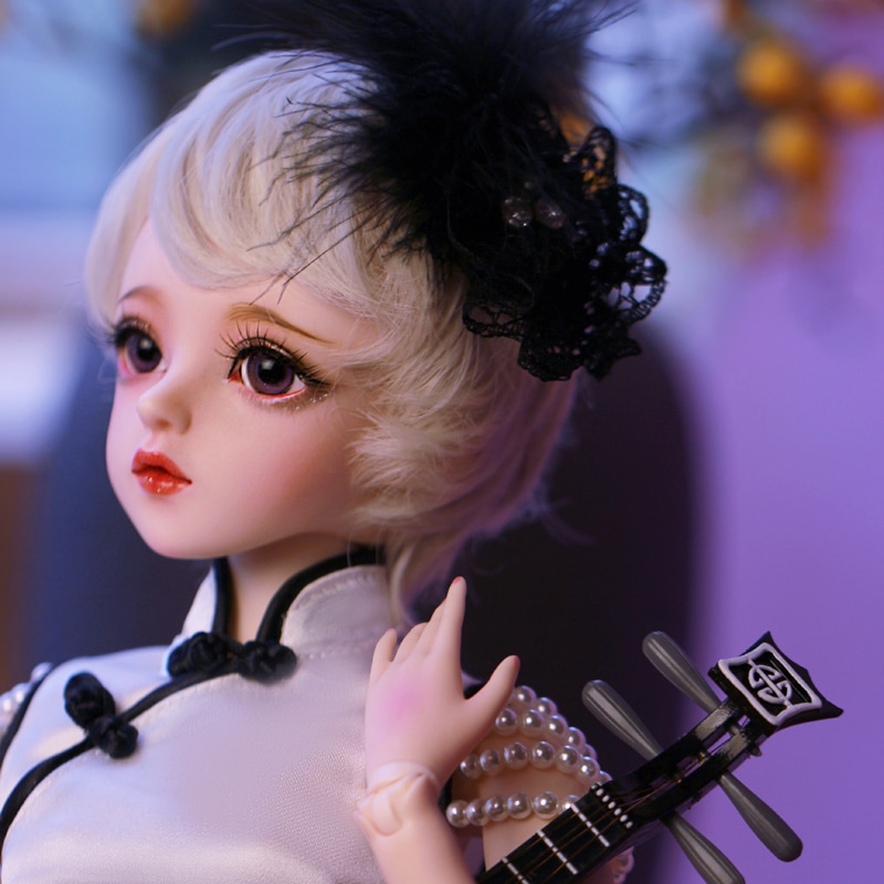 球体関節人形 qipao 人形可動関節人形 1/3 関節人形 BJDドール 60cm