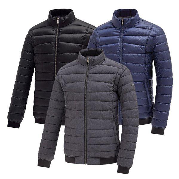 男性ブルゾン登山パディングジャケット袖裾リブ(男) KSJ6757M