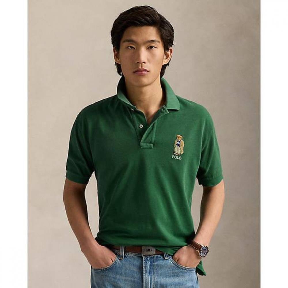 ポロラルフローレンメンズオリジナルフィットポロベアメッシュポロシャツ (MNPOKNI1N823535300)