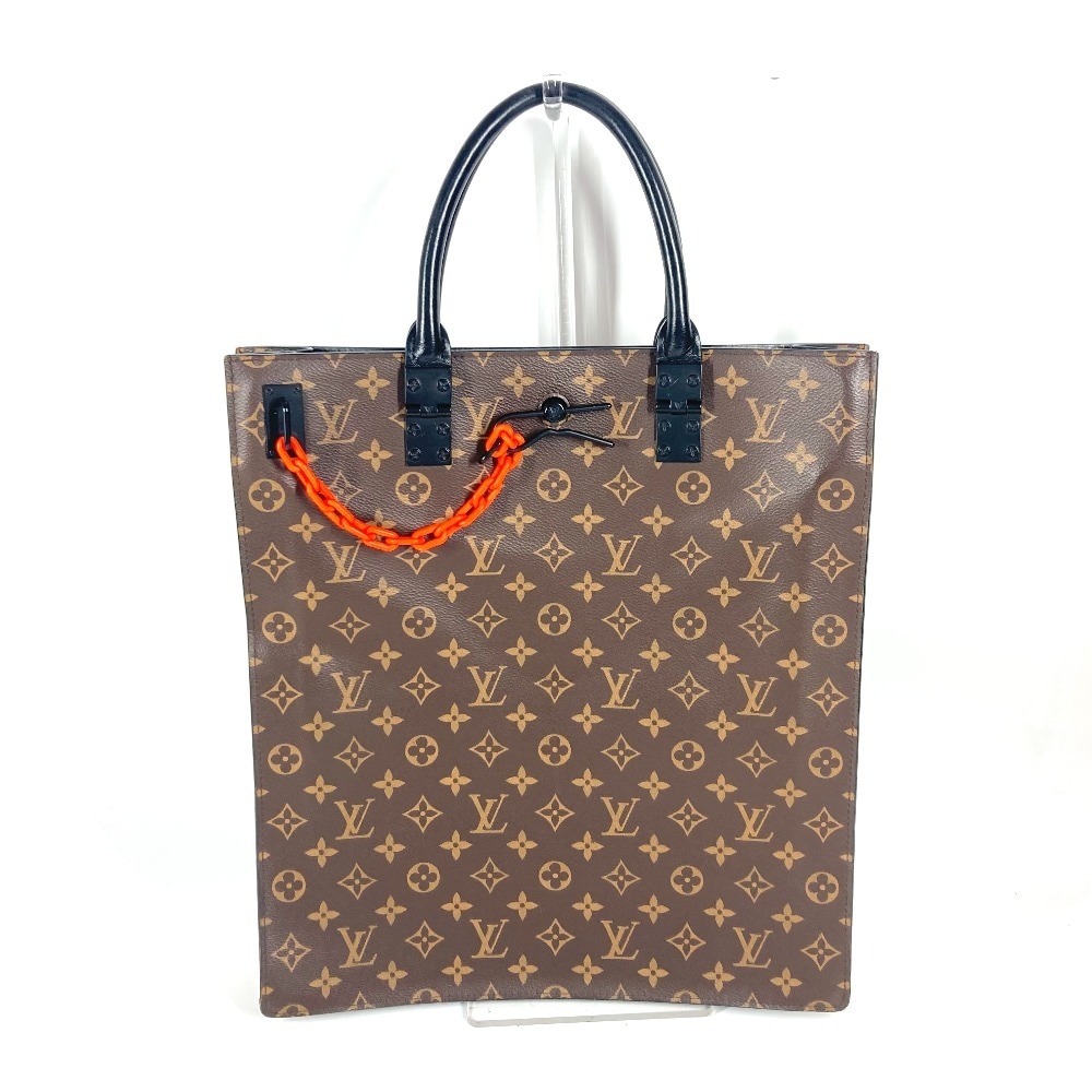 トートバッグ M44475 サック プラ モノグラム・ソーラーレイ ヴァージル・アブロー カバン ハンドバッグ 縦型 モノグラムキャンバス ブラウン