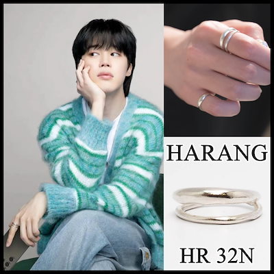 【HARANG】HR 21R RING リング ★BTS ジミン着用 シルバーリング Qoo10] HARANG [BTS ジミン着用] 【HARANG】 : 腕時計・アクセサリー