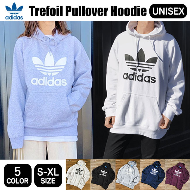 本日限定saleトレンドbigロゴ Adidas アディダス トレフォイル ロゴ 裏起毛スウェットパーカー Trefoil Hoodie 일본 미국구매대행 직구 4do