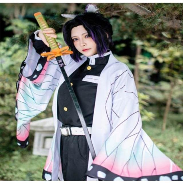 胡蝶しのぶ こちょう しのぶ コスプレ 服 衣装 鬼 滅 刃風 きめつのやいば 隊服 コスチューム ハロウィン レディース クリスマス おしゃれ