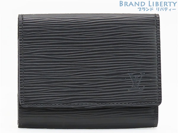 美品ルイヴィトンエピアンヴェロップカルトドゥヴィジットカードケース名刺入れパスケースノワールブラックM56582M60652 17,020円