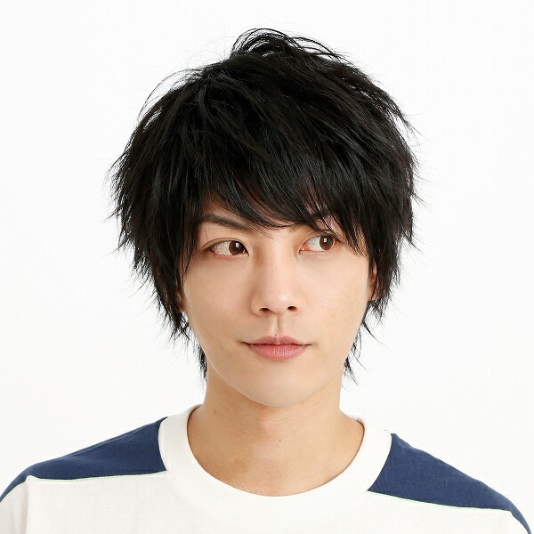 【メンズウィッグ】[5765]ウイングショート(スタンダードブラック) [男性用 おしゃれ 変装 仮装 ウィッグ かつら]【506109】