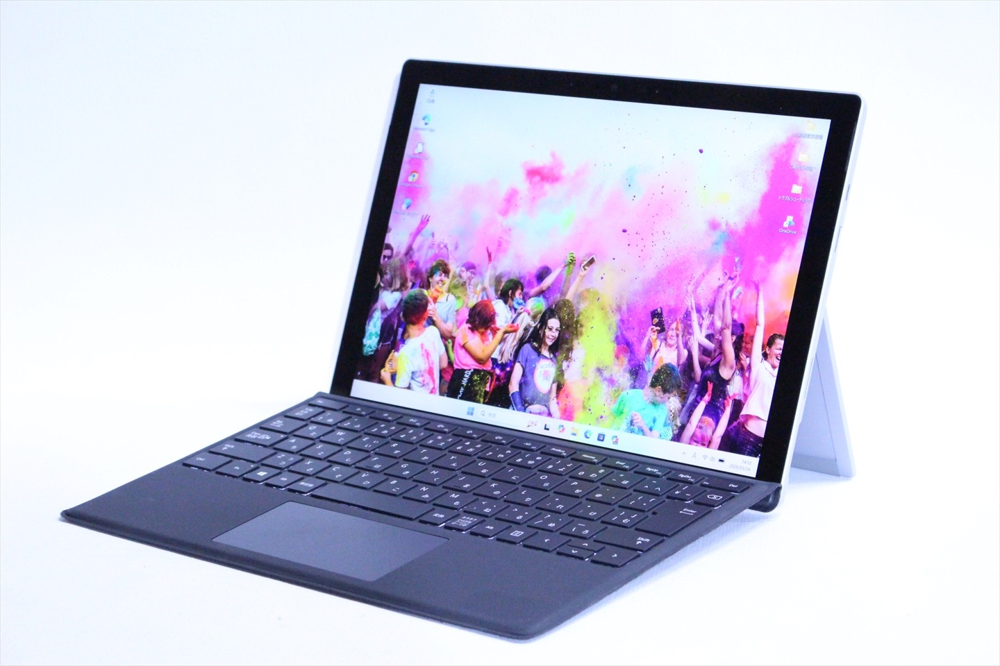 即配 良品 バッテリー良 純正キーボード付 11世代Corei5 Surface Pro7+ i5-1135G7 8GB 256GB 12.3タッチ WiFi6 Office AAA評価