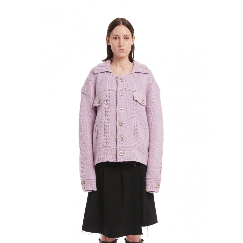 トランクプロジェクト カーディガン ○TRUNK PROJECT○ COLOR MIXED WOOL CARDIGAN JACKET BTS愛用