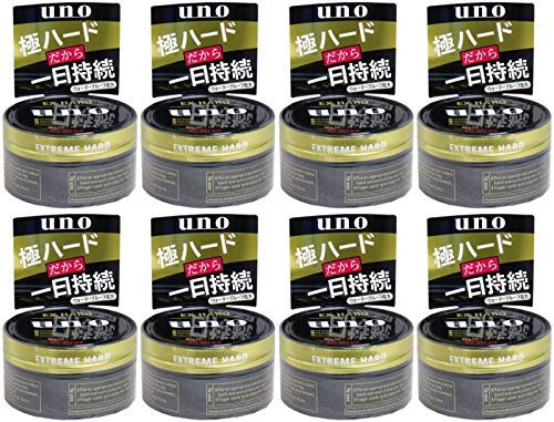 【まとめ買い】ウーノ (uno) ヘアワックス エクストリームハード 80g【×8個】