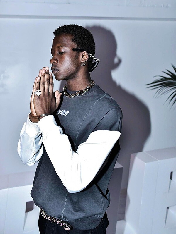 SUPPLIER サプライヤー トレーナー レディース メンズ 春 綿 100% BICOLOR CREW SWEAT バイカラー クルー スウェット ロゴBICCOLOR-SWEAT-B