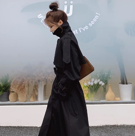 レディース コート トレンチ ロング 長袖 襟付き オーバーサイズ ボタン ダブルブレスト エポレット ベルト ウエストマーク かわいい 大人可愛い きれいめ シンプル 上品 おしゃれ こなれ感