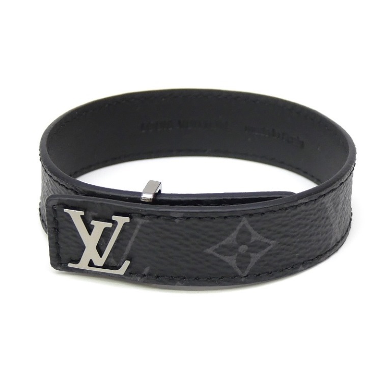 ルイ・ヴィトン LOUISVUITTON ブレスレットLV スリム M6456D モノグラム・エクリプス 【中古】(68637)