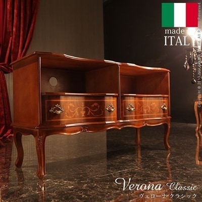 アンティーク調 輸入家具 ヴェローナクラシック 猫脚テレビボード 幅110cm テレビ台TV台