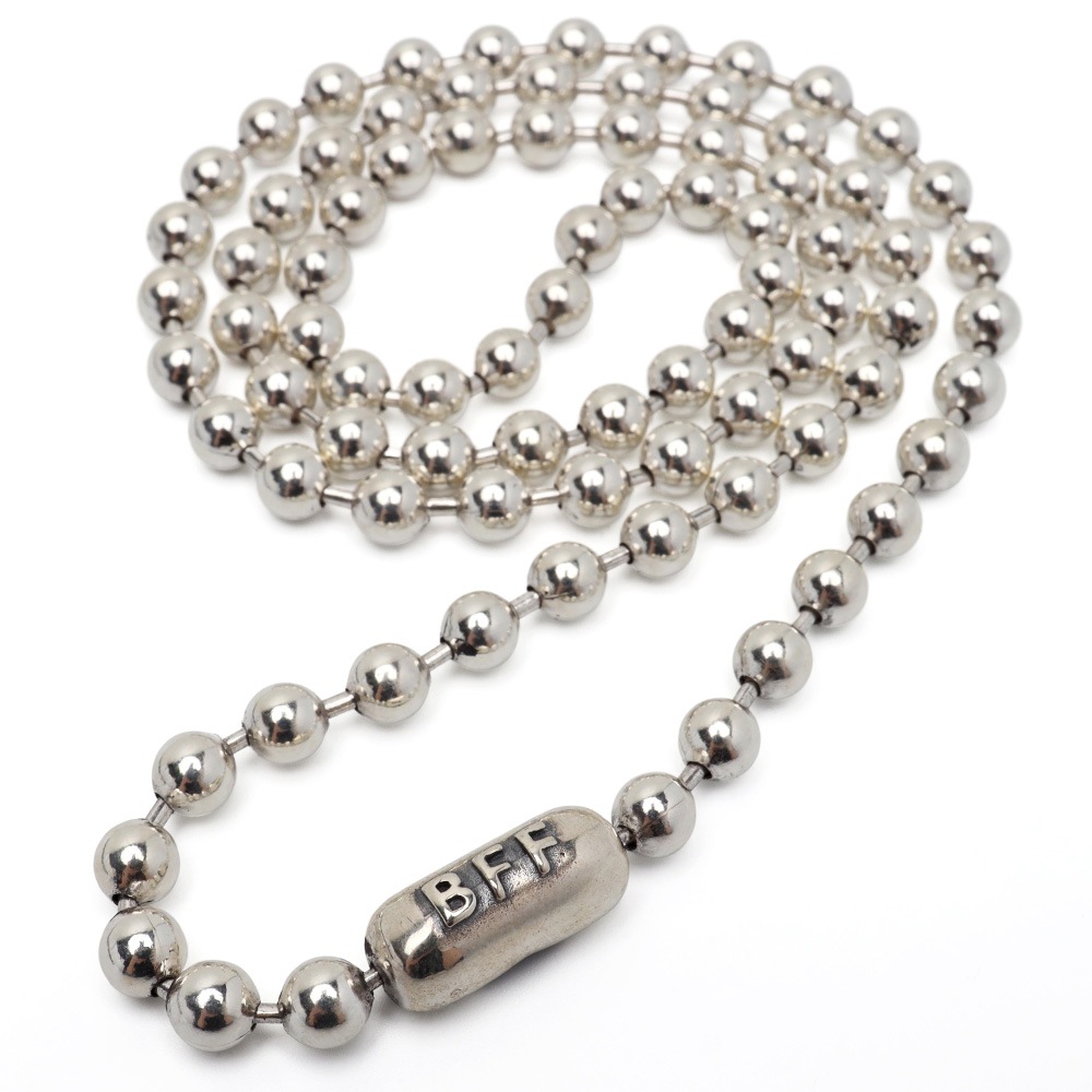 BFF 925 ボールチェーンネックレス 幅5mm [bffns036-5mm-60cm]