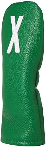 レザーヘッドカバー ナンバー HC1122 UT#X グリーン