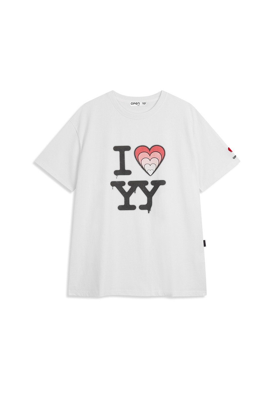 【OPEN Yy】 I LOVE YY BOX TEE : WHITE 9,163円
