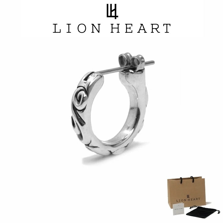 ピアス メンズ クロッシングピアス タテガミスクロール SV925 サージカルステンレス LH-1EA145 メンズピアス 片耳用 1点売り クリスマス 誕生日 【ネコポス】 8,030円