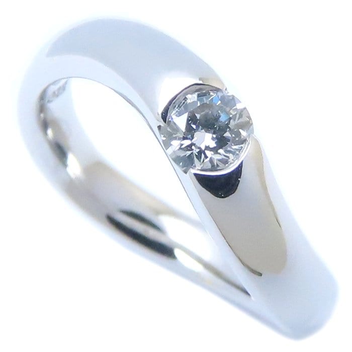 俄 NIWAKA ダイヤモンド リング 指輪 一粒ダイヤモンド 6.5号 Pt950プラチナ/293753【中古】