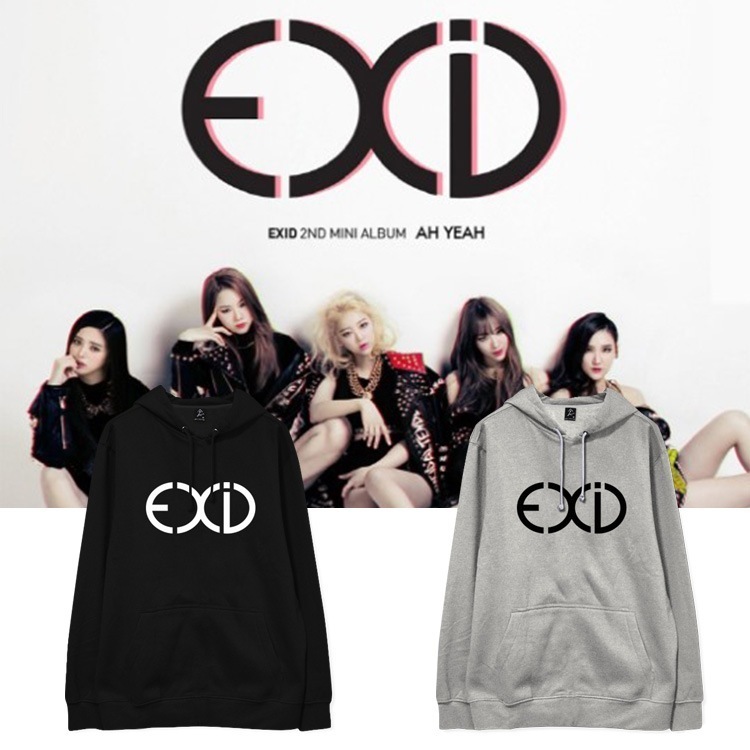 Exid アンヒョジンホソルジソヘリンパクジョンファハニアンヒヨン スウェットシャツ フード付きプルオーバー 男女兼用