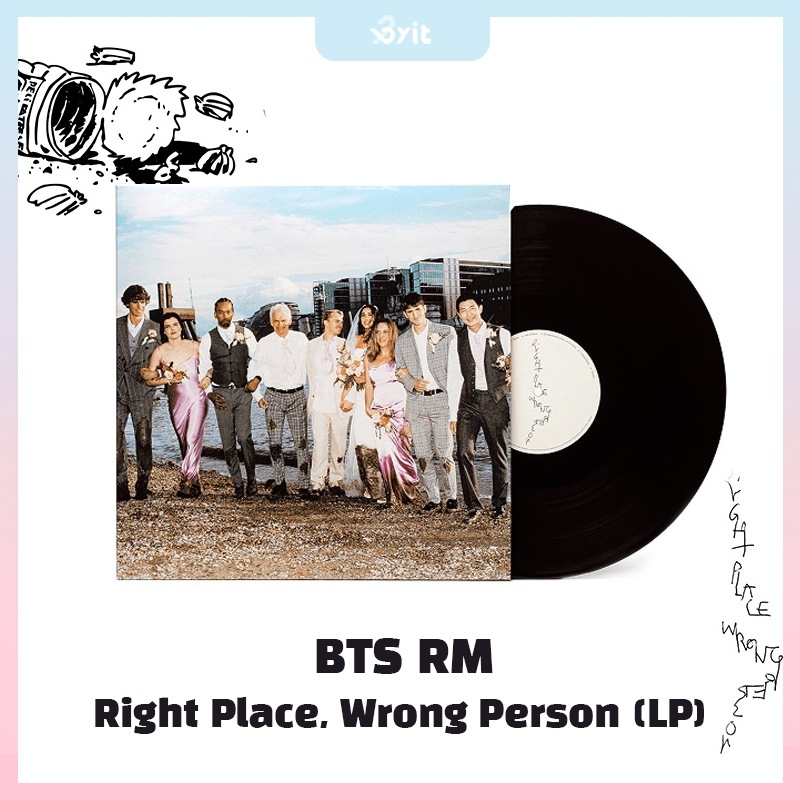 【公式 】 予約販売 BTS RM Official Right Place, Wrong Person (LP) エルピ レコード 応援棒 正規品 7,392円