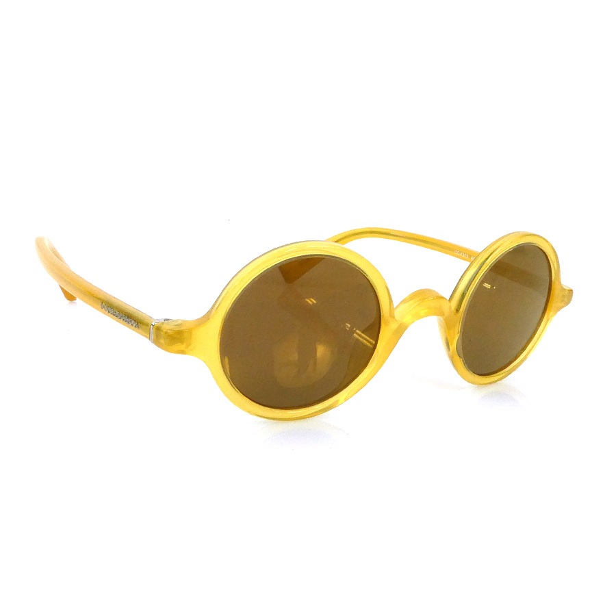 ドルチェアンドガッバーナ DOLCE&GABBANA サングラス プラスチック イエロー ユニセックス r10623a