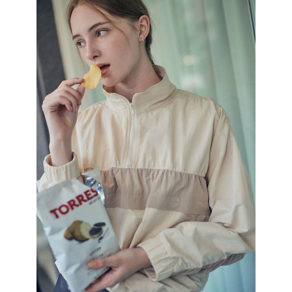 LOEUVRE アノラックパッカリングブラウス SW2AB713 91