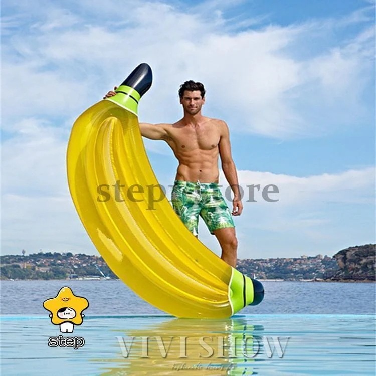 【サマー特典】おもしろい 大きい フロート バナナ ボート 親子 家族 プール 海 グッズ 浮き輪 面白い浮き輪 インスタ 180cm*95cm 4,831円