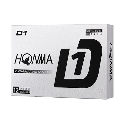 他サイト： 本間ゴルフ BT2401-WH D1ゴルフボール 2024年モデル 1ダース 12個入り(ホワイト) BT2401WHの商品画像