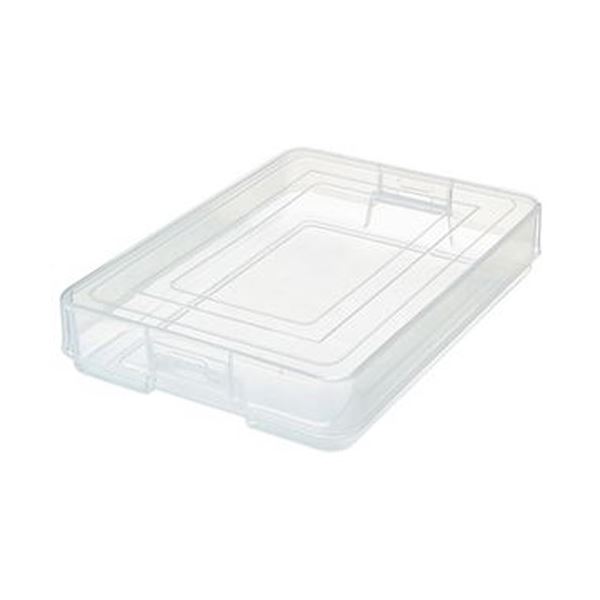 （まとめ）TANOSEE PPデスクトレーA4クリアホルダー対応 1セット（3個）(×3セット)