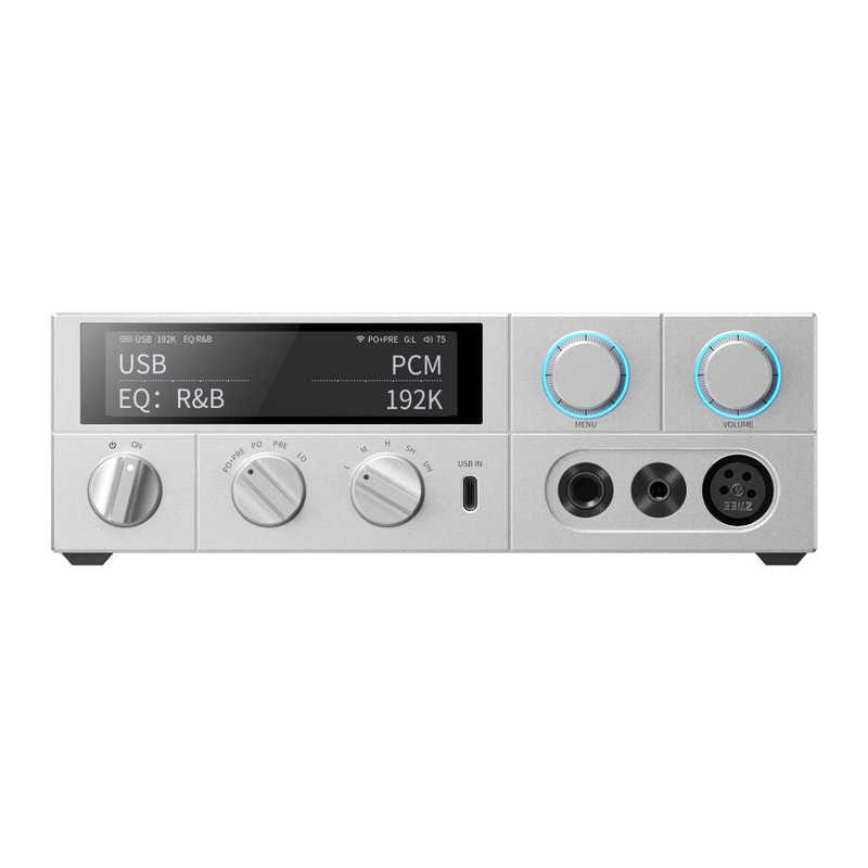 FIIO　ヘッドホンアンプ K15 [ ハイレゾ対応 / DAC機能対応 / Bluetooth対応 ] シルバー　FIO-K15-S