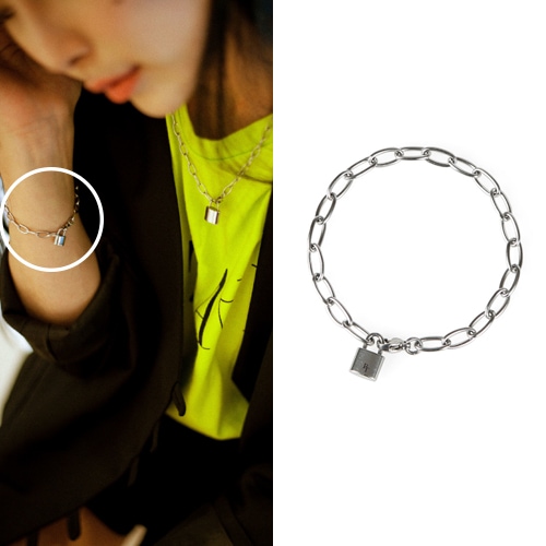 [ウッズチョスンヨン着用] BLOCK BRACELET 01 セレブが愛するカスタムジュエリー SNSで人気 ブレスレット 韓国ジュエリーブレスレット
