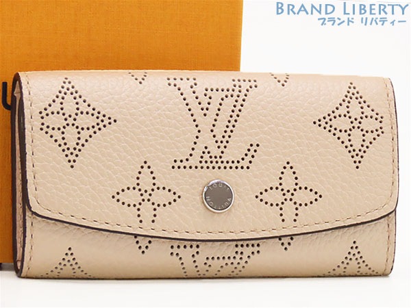 レア未使用ルイヴィトンマヒナミュルティクレ44連キーケースキーリングキーホルダーコキーユメタリックピンクベージュM80990