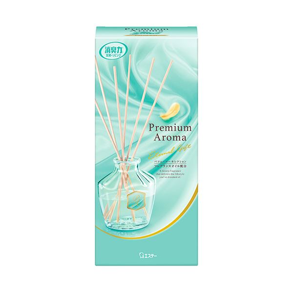 （まとめ） エステー玄関/リビング用 消臭力 Premium Aroma Stick エターナルギフト 本体 50mL 1個 [x10セット]