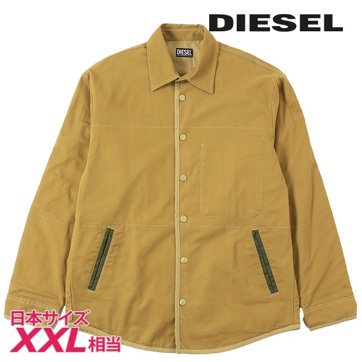 シャツジャケット メンズ S-DOVES ワンポイントロゴ オーバーサイズ die-m-o-f8-06j