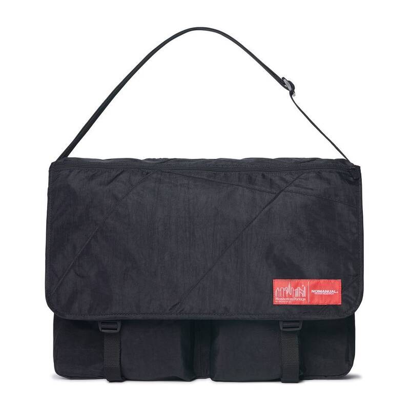 ノマニュアル NOMANUAL NM X MP EUROPA メッセンジャーバッグ (XL) - ウェッドブラック MH15BG02M1WB 364450