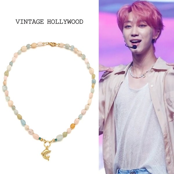 SEVENTEENディエイト着用 Dolphin Pastel Gemstone Necklace