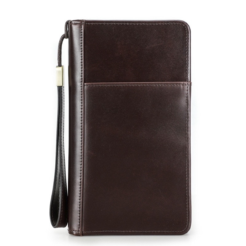 財布 大容量 レザー メンズ財布 小銭入れ ヘッドレイヤー牛革/RFID盗難防止ブラシ/メンズクラッチ/マルチカードスペース/ストレージバッグ