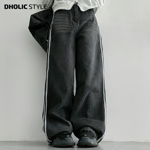 [メガ割りSALE]2WAYアジャストボタントラックデニムパンツ・p681554 6,001円