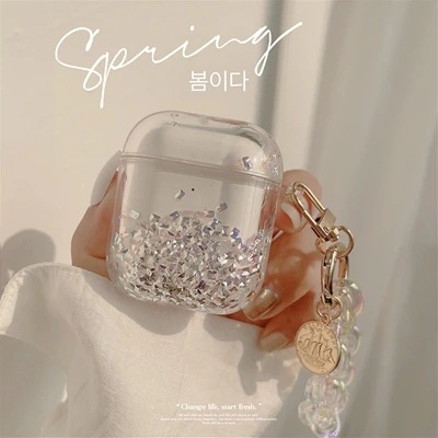 Qoo10] キラキラ可愛いワイヤレスイヤホンケース : イヤホン・ヘッドホン