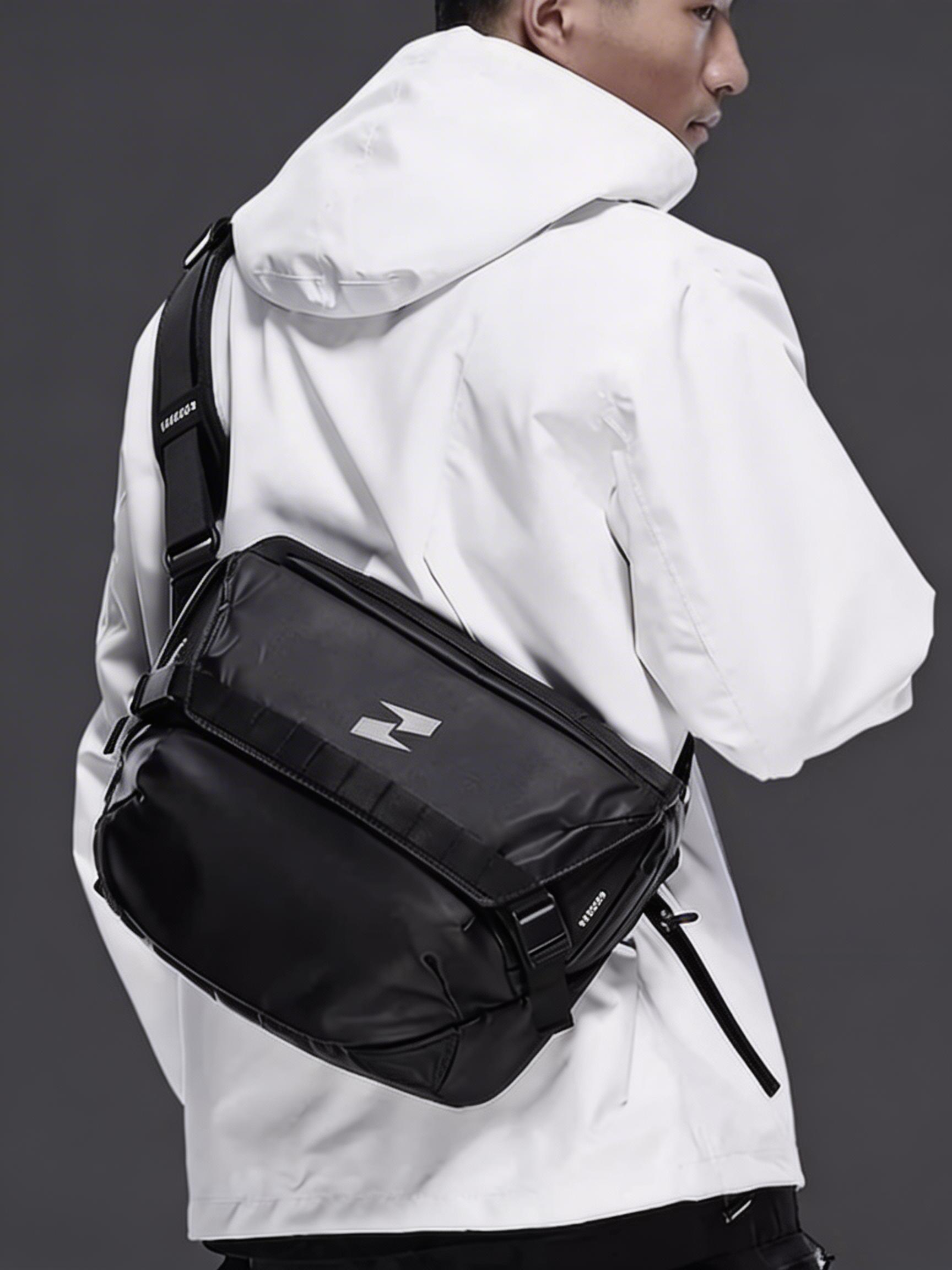 TAJEZZO N6 ショルダーバッグ 斜め掛けバッグ 8L 防水 13インチPC収納 ブラック