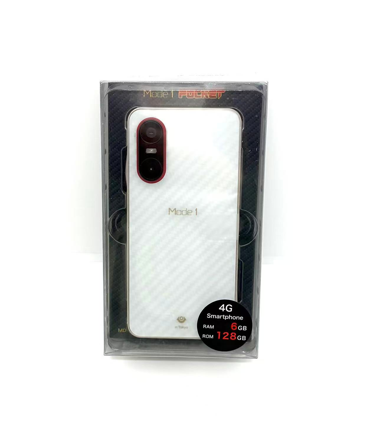 「新品」SIMフリー Mode1 Pocket MD-07P 128GB 白 スマホ本体
