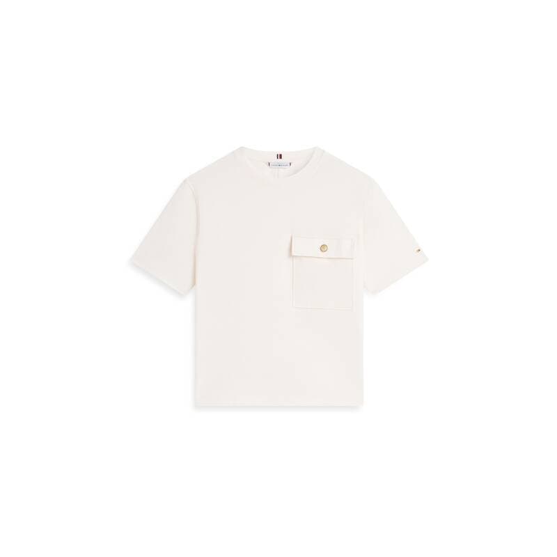Tommy Hilfiger TOMMY HILFIGER 롱 버튼 포켓 티셔츠 (T22G3TTO081WT1AEF) T22G3TTO081WT1AEF 186910 1788095 T22G3