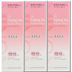 【3本】ミノン アミノモイスト モイストチャージ ミルク 100gx3個(4987107616524)