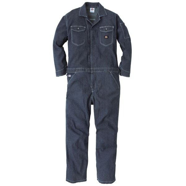 D696 INDIGO XL インディゴ ストレッチウォバッシュツナギ
