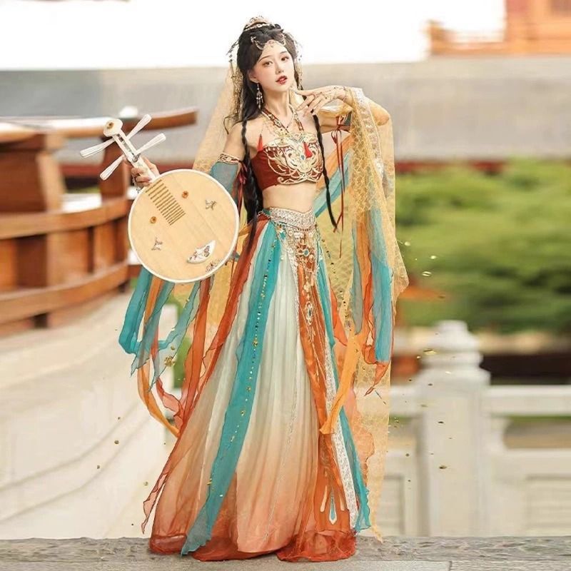 エキゾチックなスタイルのハンフ島のボートレコード[dunhuang Dream] Dunhuang Feitian Heavy Industry Daily Embroidery Western Re